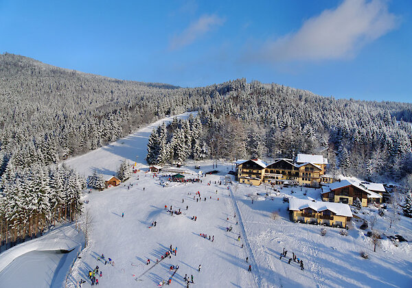 Skilift Riedlberg im Zellertal Bayern